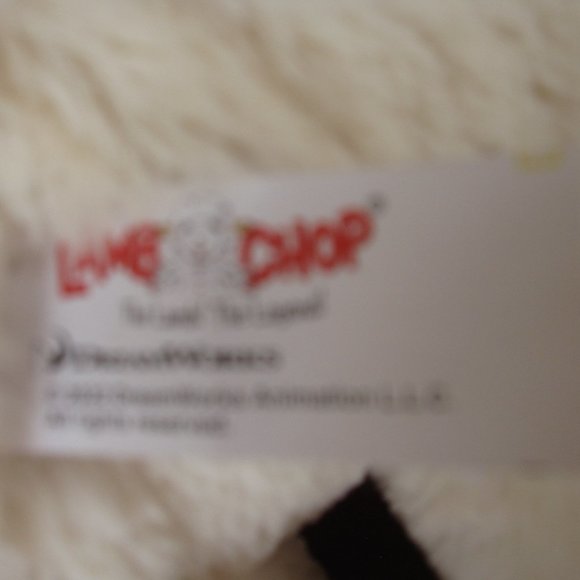 Shari Lewis BIG Lamb Chop Red White Plush Dog Squeaker Toy Multipet EASTER GIFT - Picture 5 of 6